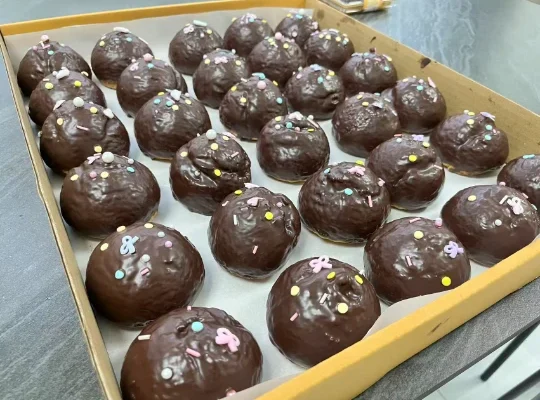 chocolate dipped puff image5