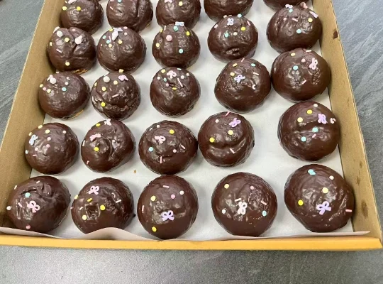 chocolate dipped puff image9